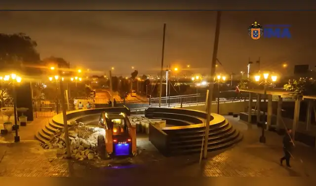 Demolición de anfiteatros en la Alameda Chabuca Granda genera indignación en Kike Suero