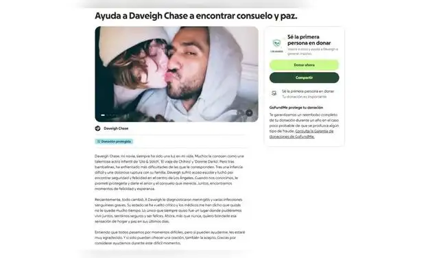 Novio de Daveigh Chase se pronuncia sobre su estado. Novio de Daveigh Chase se pronuncia sobre su estado.