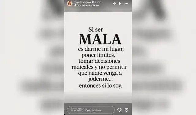 Magaly Medina comparte fuerte mensaje en medio de disputa con Farfán