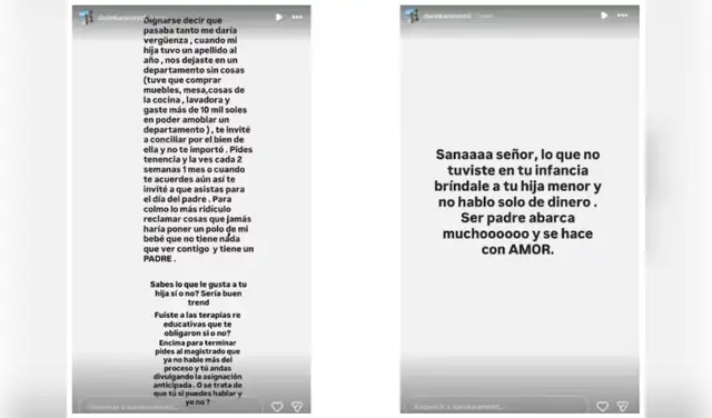 Darinka Ramírez invita a Jefferson Farfán a celebrar el Día del Padre con su hija y le recuerda abandono de su papá Darinka Ramírez invita a Jefferson Farfán a celebrar el Día del Padre con su hija y le recuerda abandono de su papá