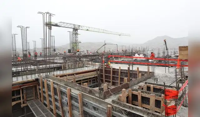 Manchay: así se construye el hospital antisísmico que modernizará la salud en Lima este. Fotos: ANDINA/Jhonel Rodríguez  