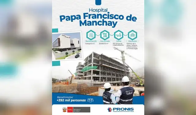 Manchay: así se construye el hospital antisísmico que modernizará la salud en Lima este.  