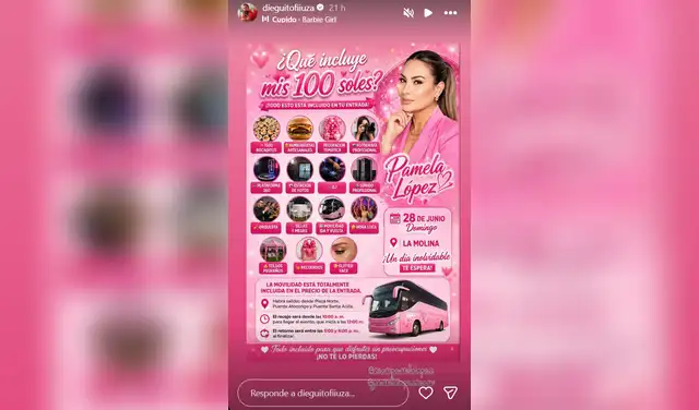 Evento de Pamela López causa polémica