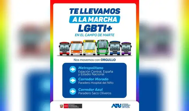 Facebook: La Autoridad de Transporte Urbano para Lima y Callao (ATU)  