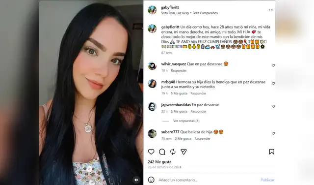 Querida actriz cómica Gabriela Fleritt fallece con su hija y nieto tras terremoto