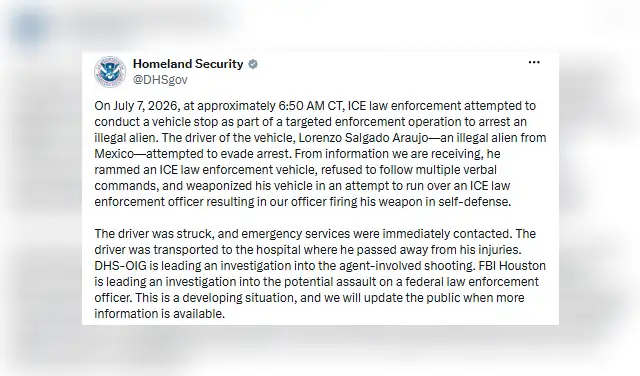 ICE mata a inmigrante mexicano ICE mata a inmigrante mexicano