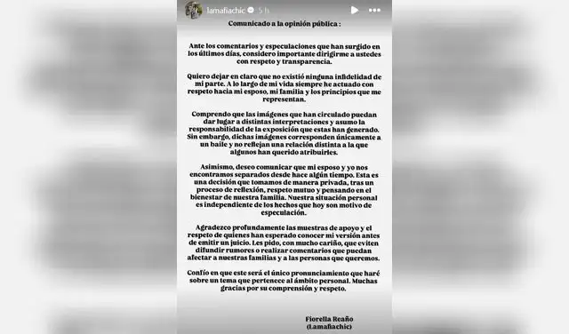 La Mafia Chic se pronuncia tras ser ampayada.
