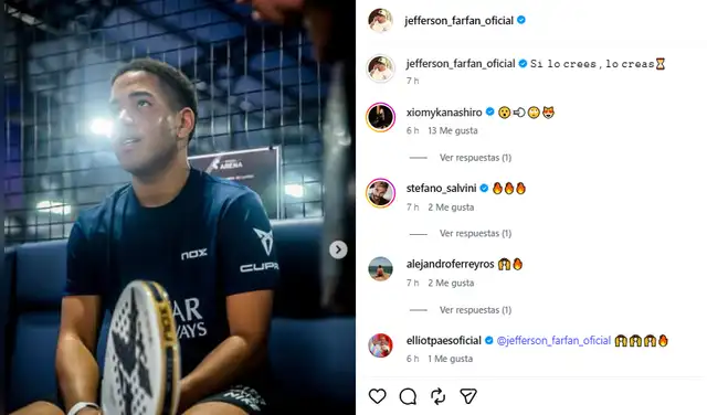 Jefferson Farfán comparte foto de su hijo. Jefferson Farfán comparte foto de su hijo.