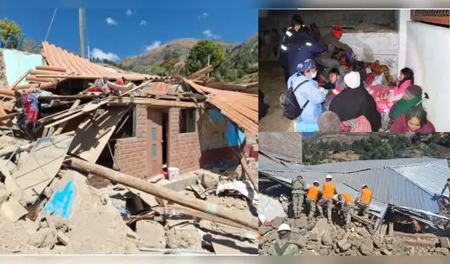 Gobierno declara en emergencia dos distritos de Junín tras sismo. Foto: Composición Ep Gobierno declara en emergencia dos distritos de Junín tras sismo. Foto: Composición Ep