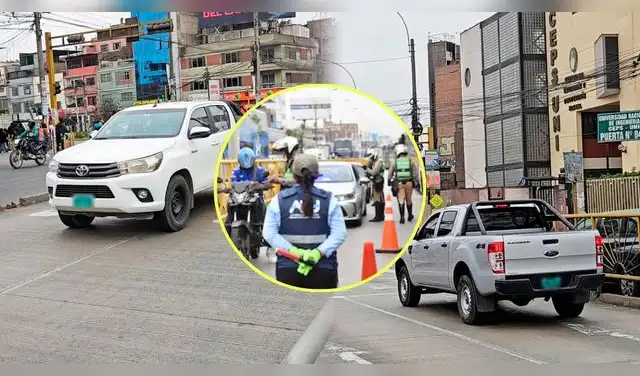 La ATU advirtió que el ingreso de vehículos no autorizados a la vía exclusiva puede poner en riesgo a los propios conductores, a los pasajeros y a los operadores de los buses. Foto: Composición Ep  