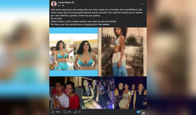 Mensaje de Mayra Couto sobre 'La Chocolatita'.