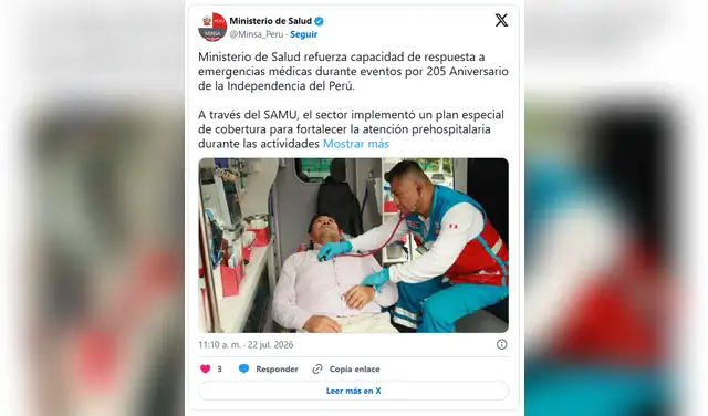 Minsa refuerza su sistema de respuesta a emergencias. Foto: Ministerio de Salud.  