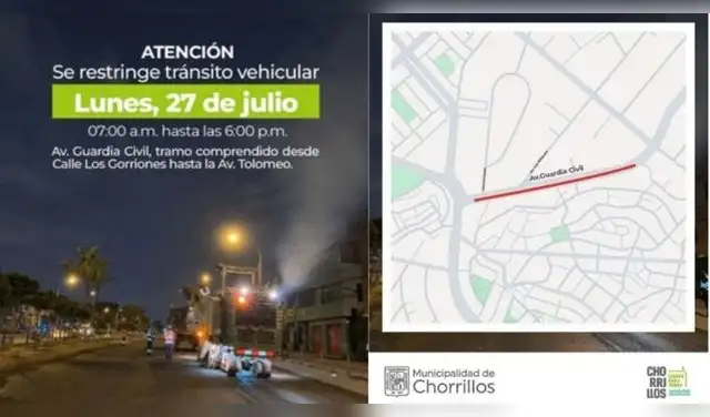La Municipalidad de Chorrillos reafirma su compromiso con la recuperación y conservación de la infraestructura vial del distrito. Foto: Municipalidad de Chorrillos. La Municipalidad de Chorrillos reafirma su compromiso con la recuperación y conservación de la infraestructura vial del distrito. Foto: Municipalidad de Chorrillos.