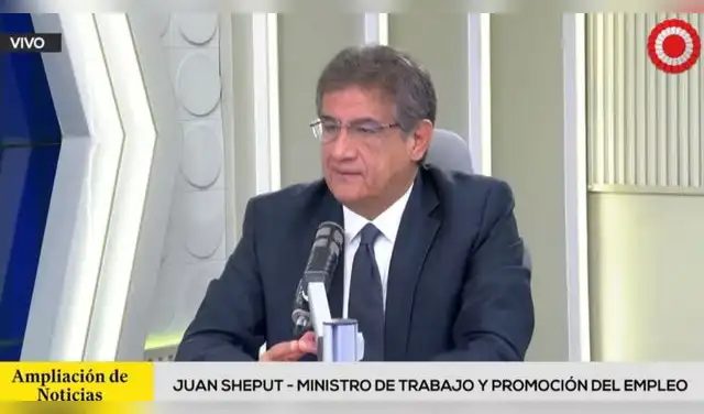 Juan Sheput, ministro de Trabajo: 