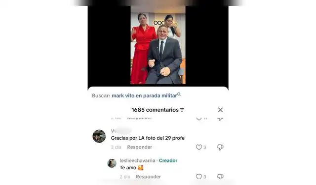 Leslie Echevarría le dice 'te amo' a su estudiante.