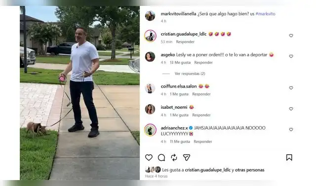 Mark Vito revela que se dedica a cuidar perros en Estados Unidos.