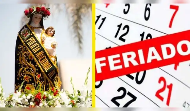 Calendario de feriados y días no laborables en agosto de 2026. Foto: Composición EP Calendario de feriados y días no laborables en agosto de 2026. Foto: Composición EP