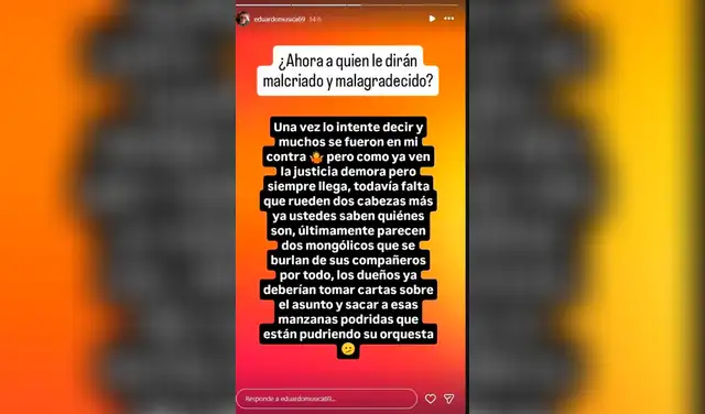 Excantante de La Bella Luz hace advertencia Excantante de La Bella Luz hace advertencia