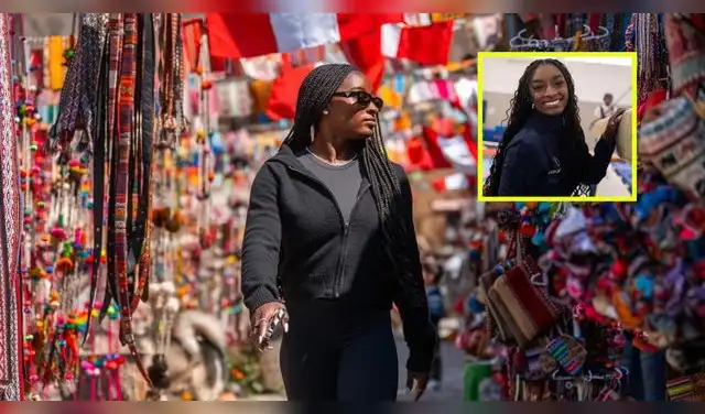 Simone Biles en Lima 2027: “Diviértanse y abracen el camino”. Foto: Composición EP. Simone Biles en Lima 2027: “Diviértanse y abracen el camino”. Foto: Composición EP.