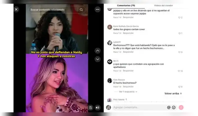 Comentarios de usuarios en contra de Fernanda Urbina. Comentarios de usuarios en contra de Fernanda Urbina.