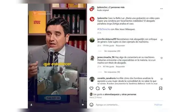 Usuarios critican video de abogado analizando pruebas de Naldy Saldaña.