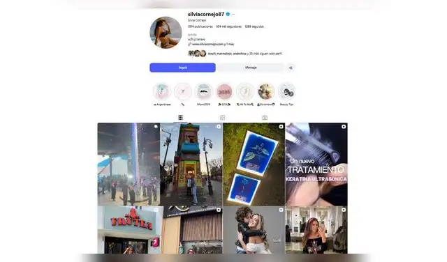 Silvia Cornejo borra sus post junto a su esposo.