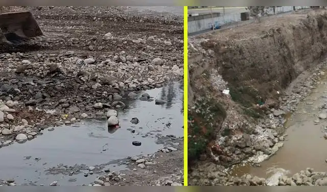 El río Rímac mantiene una coloración oscura y fuertes olores en zonas del Cercado de Lima y San Juan de Lurigancho. La Autoridad Nacional del Agua investiga las causas. Foto: Difusión. El río Rímac mantiene una coloración oscura y fuertes olores en zonas del Cercado de Lima y San Juan de Lurigancho. La Autoridad Nacional del Agua investiga las causas. Foto: Difusión.