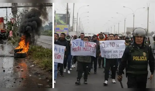 Paro de transportistas en Lima y Callao fue convocado para el 25 de agosto. Foto: Composición EP.