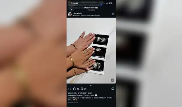 Expareja de Jefferson Farfán anuncia su embarazo y muestra su pancita 