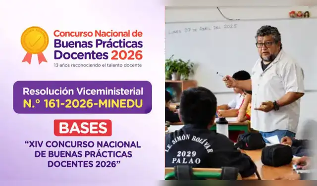 Ya puedes preparar tu postulación al concurso del Minedu. Foto: Composición EP.