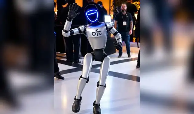 Robot humanoide formó parte del evento de tecnología.