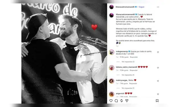 Liliana Castro Mannarelli presenta a su 'hijo' tras acusación de Ariel Bracamonte. Liliana Castro Mannarelli presenta a su 'hijo' tras acusación de Ariel Bracamonte.