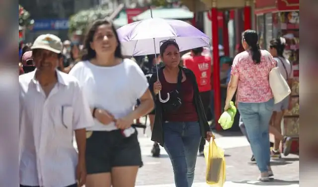 Senamhi: Lima tendría sensación térmica de hasta 38 °C en verano 2027 y estos distritos serían los más calurosos. Foto: Difusión.