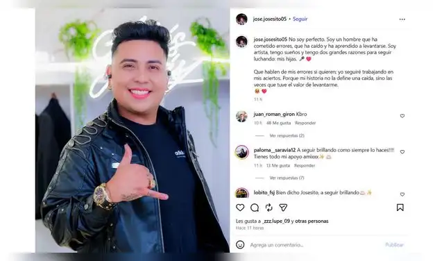 Mensaje de José Burga tras acusaciones de infidelidad con Naldy Saldaña.