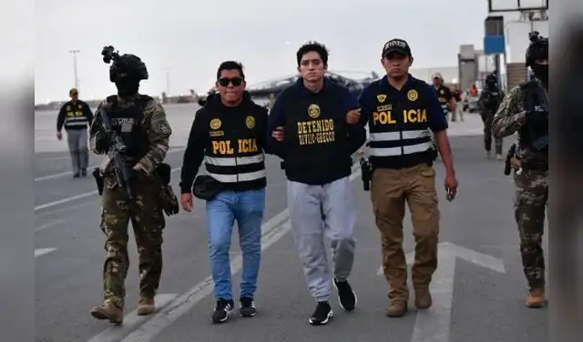 El Poder Judicial impone 36 meses de prisión preventiva a Jhonsson Cruz Torres y Gabriel Alexander Saúl Mendocilla, acusados de dirigir la organización criminal Los Pulpos. Foto: Difusión.