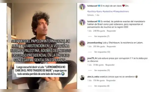 Mensaje de Luis Baca.