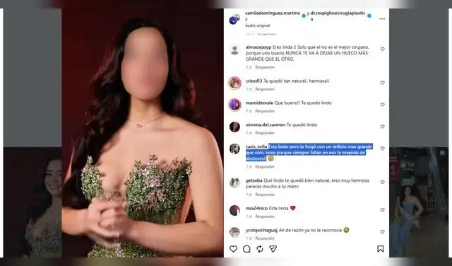Usuarios critican a cirujano tras resultados de operación a hija de Domínguez.