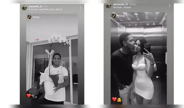 Novia de Adriano Farfán presume su regalo y se luce junto a él.