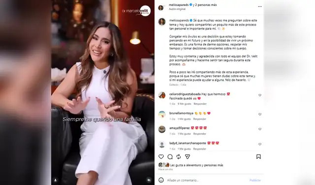 Melissa Paredes toma impensada decisión sobre su maternidad y enfrenta a usuario que hizo fuerte revelación Melissa Paredes toma impensada decisión sobre su maternidad y enfrenta a usuario que hizo fuerte revelación