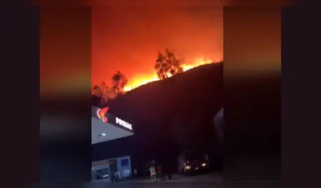Fuego AVANZA en el Valle Sagrado y deja un fallecido y dos heridos. Foto: RPP.