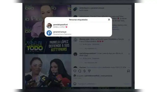 Pamela López fue etiquetada en video criticando a Pamela Franco, pero no lo reposteó. Pamela López fue etiquetada en video criticando a Pamela Franco, pero no lo reposteó.