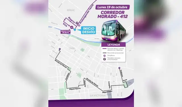 CORREDOR MORADO LUNES 19 CORREDOR MORADO LUNES 19