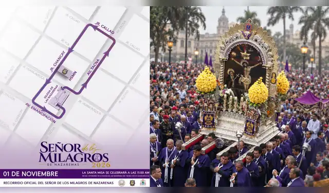 ATU anuncia DESVÍOS y cierre de estaciones por procesión del Señor de los Milagros.