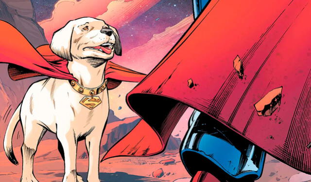 Así luce Krypto en las tiras cómicas de DC Cómics. Foto: DC Así luce Krypto en las tiras cómicas de DC Cómics. Foto: DC