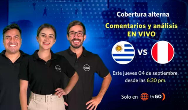  América tvGO transmitirá el partido entre Perú vs Uruguay. Foto: América   