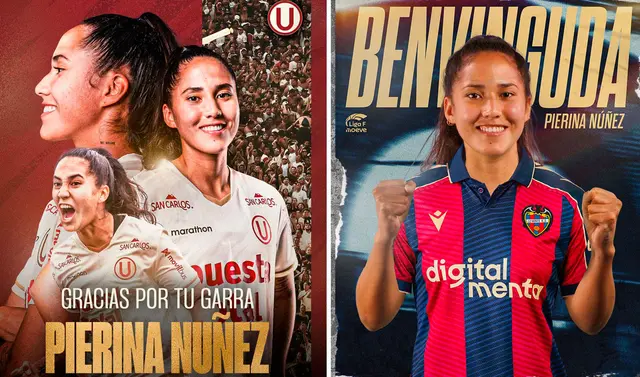Pierina Núñez jugará en España. Foto: composición EP Pierina Núñez jugará en España. Foto: composición EP