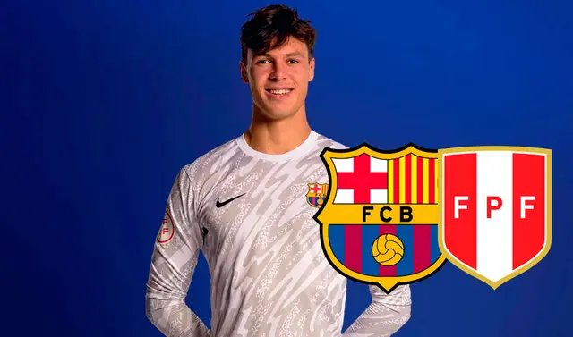  Diego Kochen, arquero de raíces peruanas, podría hacer su debut con el FC Barcelona. Foto: difusión   