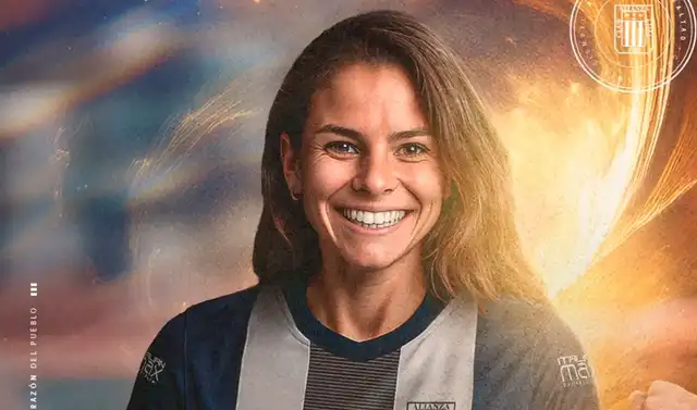  Aline Timm no llegará a ser presentada en la Noche Blanquiazul 2025. Foto: Alianza Lima   