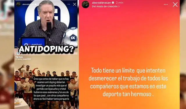  Publicaciones de Alex Valera. Foto: Instagram   