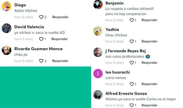 En TikTok usuarios trolearon a Carlos Vílchez al ver sus declaraciones donde revela que no quiere trabajar con Carlos Álvarez.  